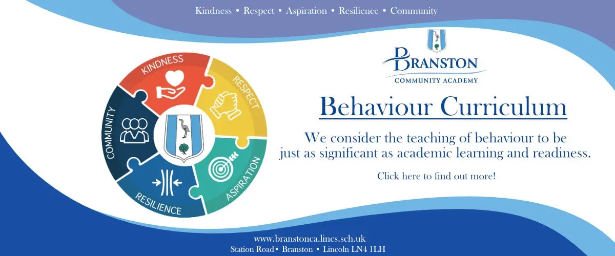 We have a clear behaviour curriculum. Click for more info...