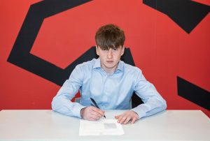 Year 11 student Josh has officially signed his 2-year scholarship at Lincoln City FC.