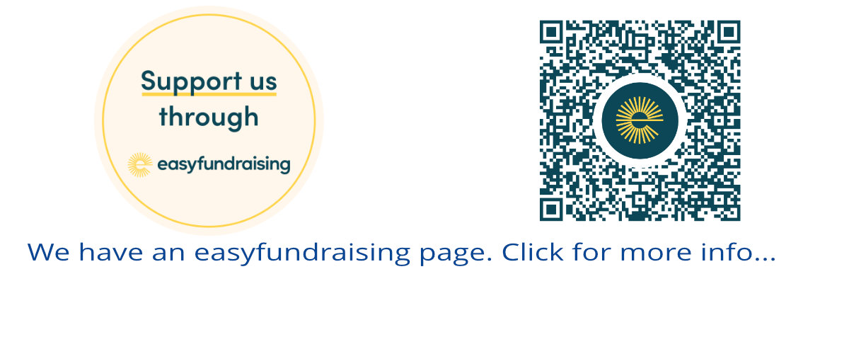 We have an easyfundraising page. Click for more info...