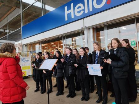 Senior Choir raising money for the Alzheimer's Society