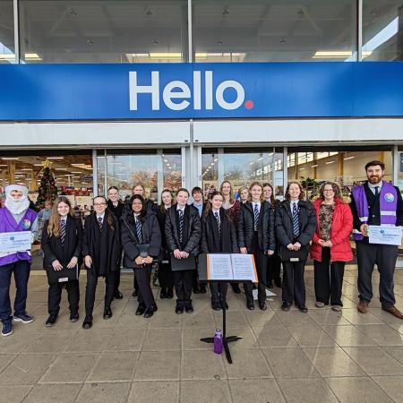 Senior Choir raising money for the Alzheimer's Society